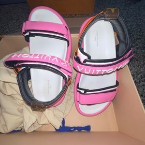 Authentic Louis Vuitton sandals size 38